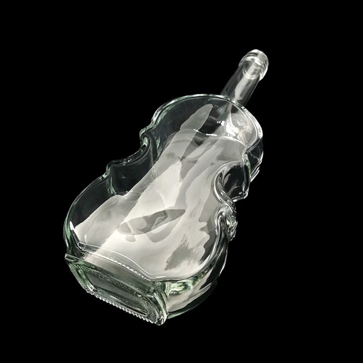 Violin Shaped Bottle For Gin Rum Vodka